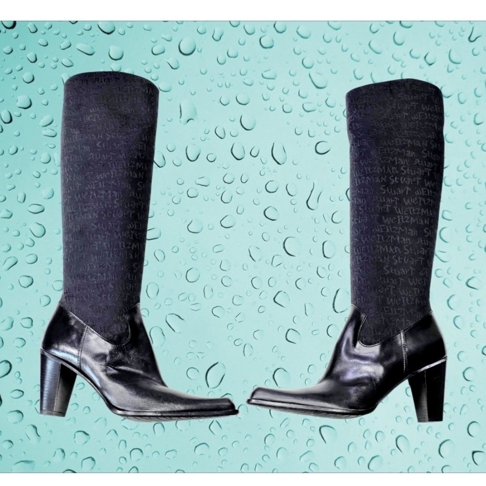 Authentic Stuart Weitzman Vintage Black Knee-High Women's Boots